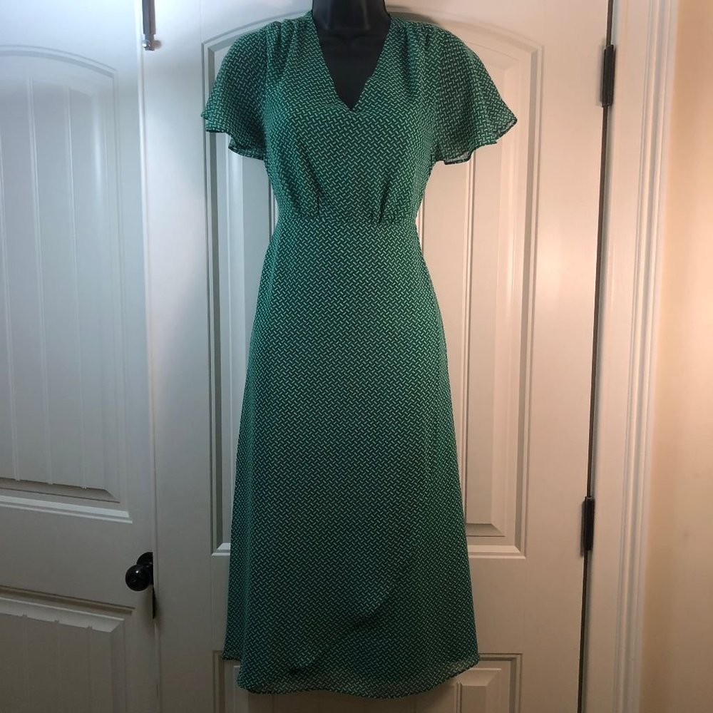 Ann Taylor Factory Green Dress